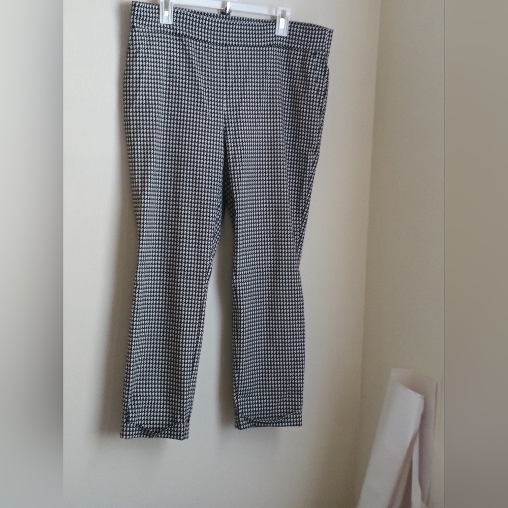 Unbranded Pants Women 16 Black & White Trousers Academia Office Versatile Preppy